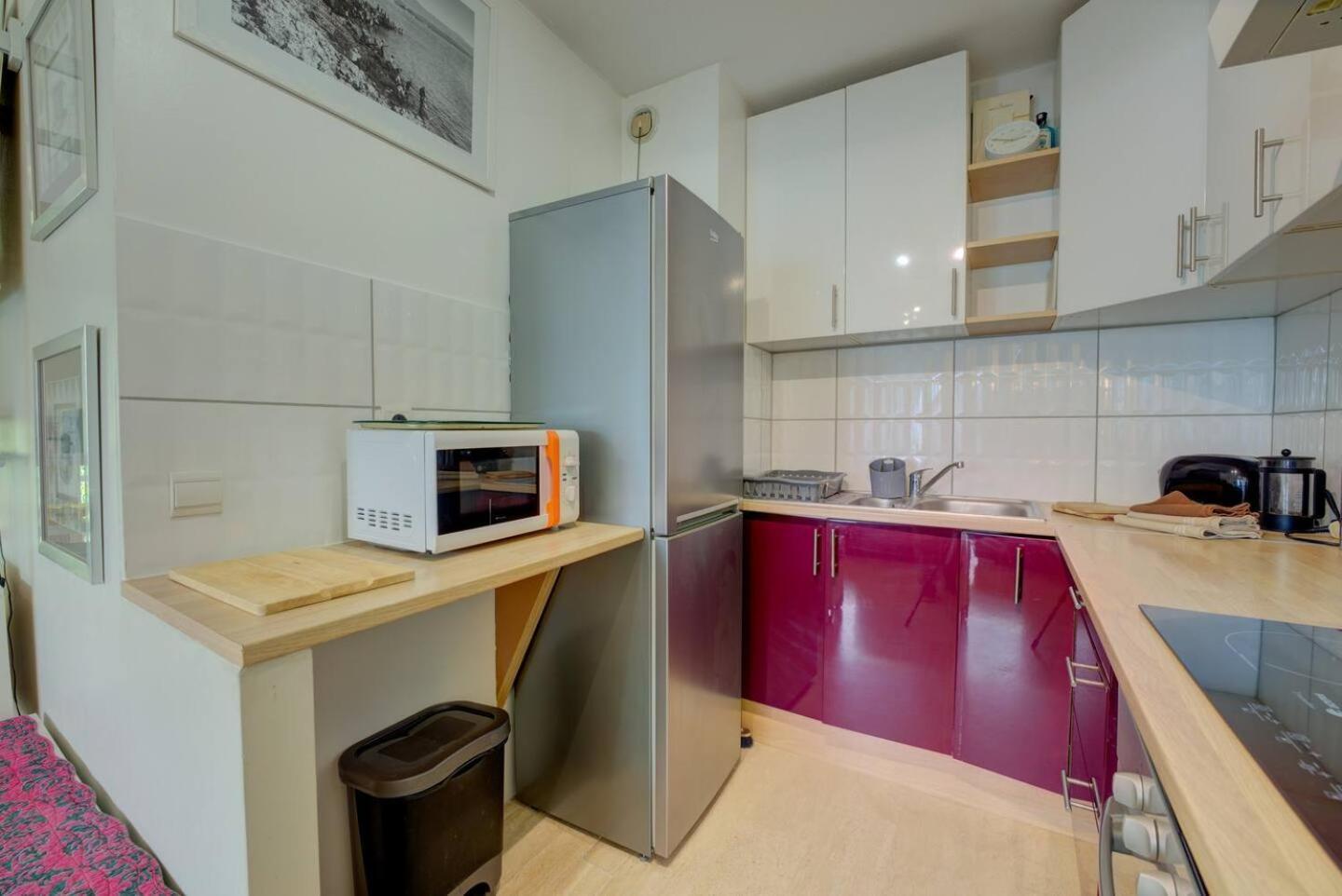 Elegant Apt W/2 Terraces/Mins To Beach & Shops أنتيب المظهر الخارجي الصورة